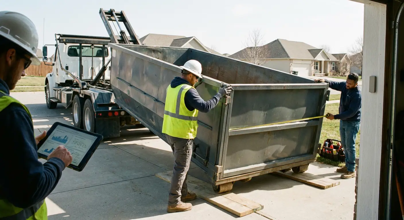 Roll-off dumpster dimensions and capacity guide in Syracuse, NY
