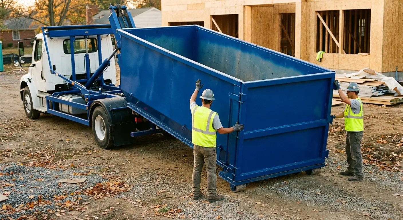 Construction dumpster delivery and waste management in Syracuse, NY